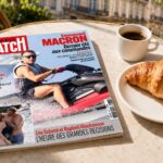 Francja płonie, Macron pędzi na skuterze. Ta okładka wywołała burzę