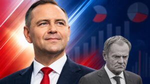 sondaż Nawrocki Tusk