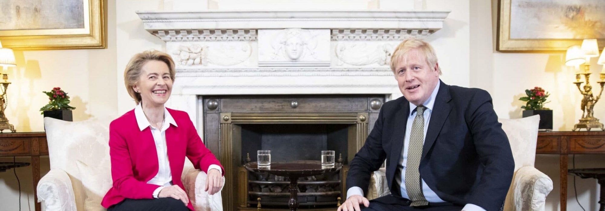 Prime Minister Boris Johnson bilateral meeting with President of the European Commission, Ursula von der Leyen.