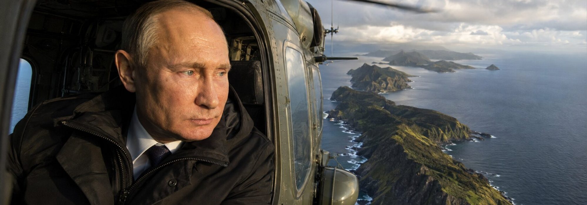 Putin na Wyspach Kurylskich