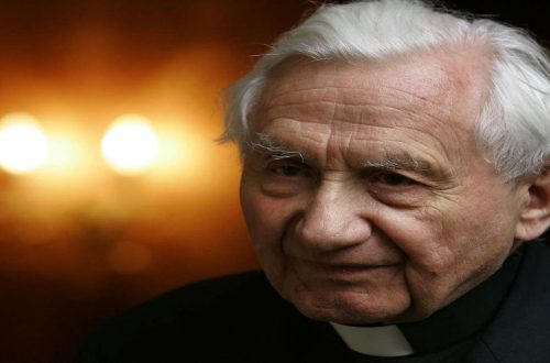 Catholic Priest Georg Ratzinger, the 81-year-old brother of [newly elected German Pope Benedict XVI], poses at his home in Regensburg April 20, 2005. [Georg, told ARD television on Wednesday he was taken aback by the choice of the 78-year-old, the first German pope for a millennium, to lead more than a billion Catholics. "I was shocked, that's right ... I'd thought that his age and not very stable health were a reason for the cardinals to choose someone else," he said.],Image: 445254461, License: Rights-managed, Restrictions: , Model Release: no, Credit line: Tobias Schwarz / Reuters / Forum
