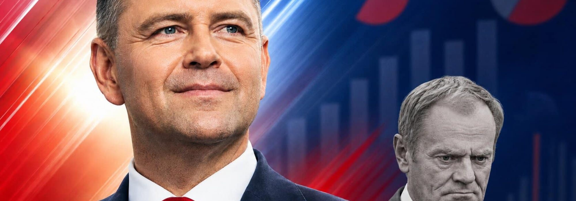 sondaż Nawrocki Tusk